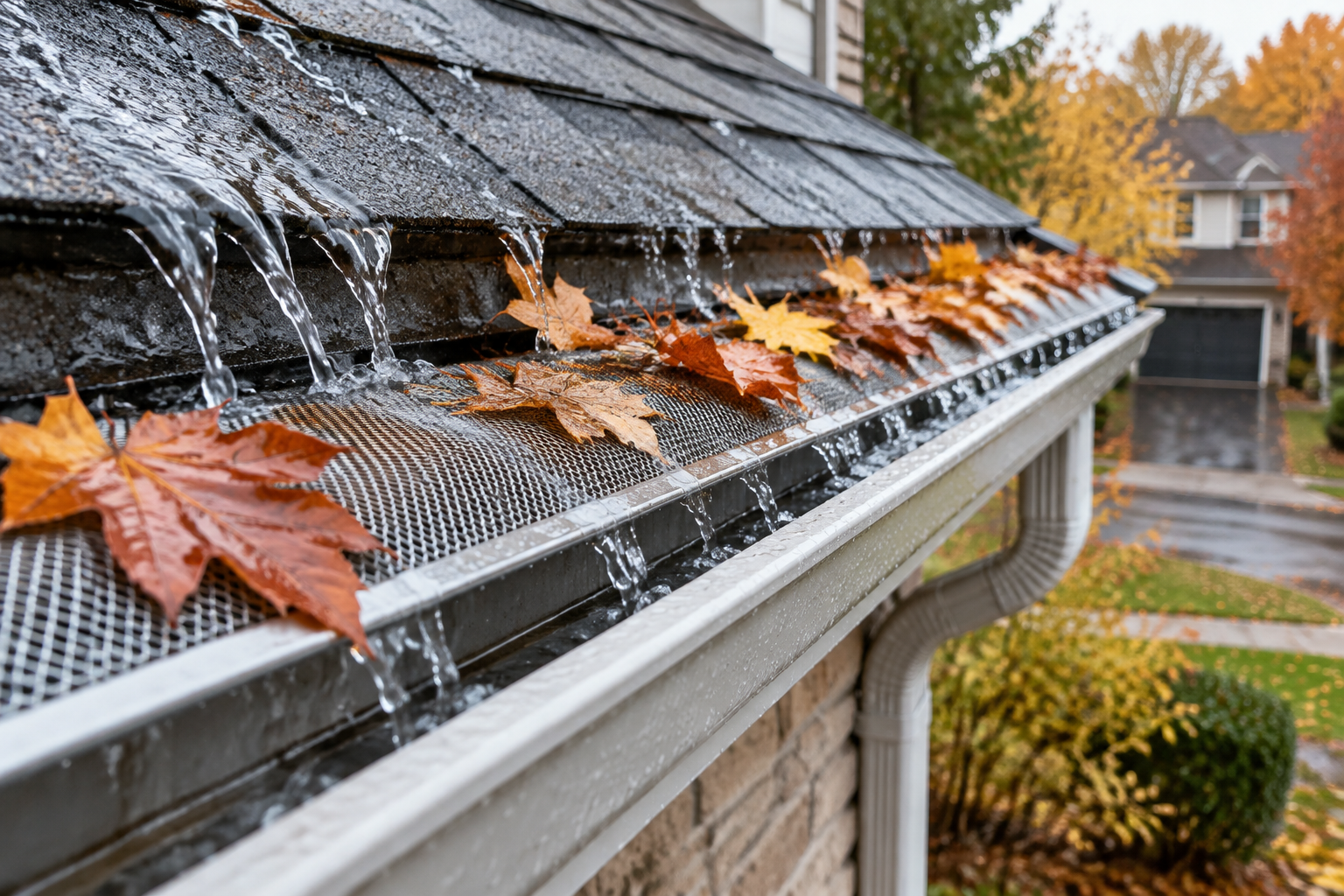 how do gutter guards work on a residential home